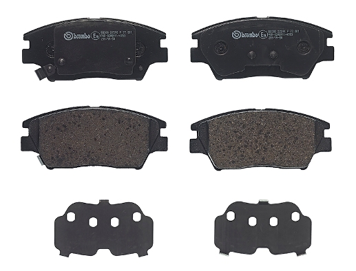 A.B.S. P 77 001 BREMBO Bremsbelagsatz, Scheibenbremse